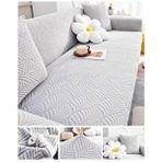 Ejmel Jakar Koltuk Örtüsü Çekyat Kılıfı Kanepe Örtüsü 3lü Esnek Lastikli Kaliteli Leke Tutmaz - 180 x 220 cm - Gri