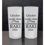 Ejoya 2'li Rakı Bardağı 111505 - Siyah