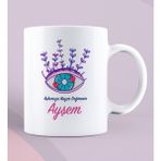 Ejoya 80501 Kişiye Özel Aşkımıza Nazar Değmesin Kupa Fincan
