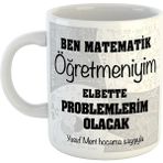 Ejoya 80614 Kişiye Özel Matematik Öğretmeni Fincan