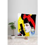 Ejoya 90606 Modern Desenli Polar TV Battaniyesi