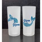 Ejoya Kişiye Özel 2'li Rakı Bardağı 111433 - Mavi