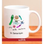 Ejoya Kişiye Özel Doktor Kupa Bardak 79966 - Yeşil