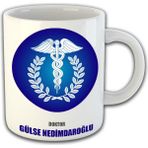 Ejoya Kişiye Özel Doktor Temalı Kupa Bardak 81468 - Lacivert