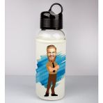Ejoya Kişiye Özel Karikatür Tasarım Özel Koruma Kılıflı Cam Matara 95935