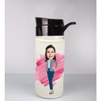 Ejoya Kişiye Özel Koruma Kılıflı Cam Matara 94293