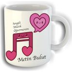 Ejoya Kişiye Özel Müzik Öğretmenleri Için Kupa Bardak 80789 - Pembe