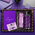 Ejoya Öğretmenlere Özel Tasarım Defter & Kalem & Matara & Akrilik Kitap Ayracı Hediye Kutusu 114406