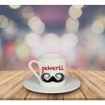Ejoya Şekerli Türk Kahvesi Fincanı 80917 - Karışık İşleme