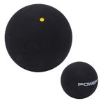 Ejoyous Yarışma Squash Topu Tek Sarı Nokta Squash Raket Topları Acemi Yarışması Eğitimi için (tek sarı nokta)