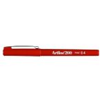 EK-200 Fineliner Ince Uçlu Keçeli Kalem 0.4 mm Red