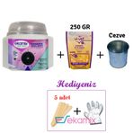 Ekamix Sir Ağda Makinesi+ Vivet Granül Naturel Ağda 250gr + Cezve
