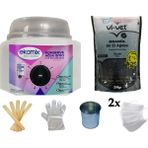 Ekamix Sir Ağda Makinesi Vivet Granül Siyah Ağda 250GR Cezve