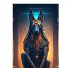 Ekart Anubis Dekoratif ahşap Tablo 50 cm x 70 cm