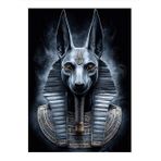 Ekart Anubis Mısır Tanrısı Desenli Mdf Tablo 25 cm x 35 cm