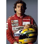 Ekart Ayrton Senna Formula 1 Hediyelik Ahşap Tablo 25 cm x 35 cm
