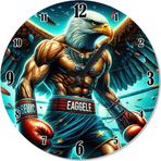 Ekart Boksör Kartal Sessiz Duvar Saati