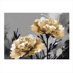 Ekart Gold Karanfil Çiçeği Hediyelik Ahşap Tablo 35 cm x 50 cm