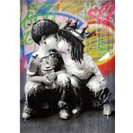Ekart İlk Aşk Pop Art Hediyelik Ahşap Tablo 35 cm x 50 cm