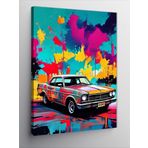 Ekart Kanvas Tablo Pop Art Klasik Araba