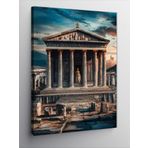 Ekart Kanvas Tablo Roma Dönemi Zeus Tapınağı