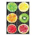 Ekart Meyve Dilimleri Hediyelik Ahşap Tablo 25 cm x 35 cm