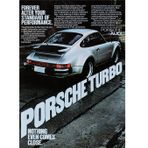 Ekart Porsche Spor Araba Desenli Ahşap Tablo 25 cm x 35 cm