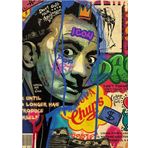 Ekart Salvador Dali Pop Art Modern Ahşap Tablo 35 cm x 50 cm