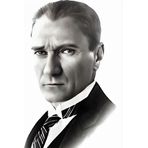 Ekart Siyah Beyaz Mustafa Kemal Atatürk Hediyelik Mdf Tablo 35 cm x 50 cm
