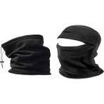 EKE TEKSTİL Polar Boyunluk ve Kar Maskesi Kışlık Set 2 Set - Standart - 010 - Siyah