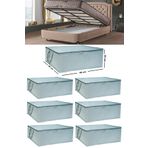 Ekici home textile 7 Adet -Çekyat Baza Tipi Hurc - Baza Altı Büyük Boy Saklama hurcu 65 X 45 X 22 Cm EKİCİHOME0005-7