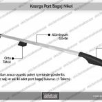 Ekiciler Doblo I ( 2002-2010) Kasırga Port Bagaj Tavan Çıtası