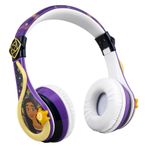 eKids Disney Wish Çocuklar için Bluetooth Kulaklık, Mikrofonlu Kablosuz Kulaklık, Aux Kablosu Dahil, Okul, Ev veya Seyahat için Katlanabilir Çocuk Kulaklığı
