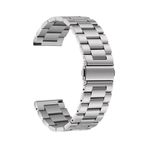 Ekılıf Huawei Watch GT3 BAND-04 46 mm 22 mm Gümüş Uyumlu Metal Kordon