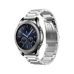 Ekılıf Huawei Watch GT3 KRD-04 42 mm Gümüş Uyumlu Metal Kordon