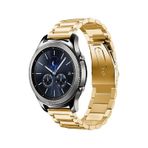 Ekılıf Huawei Watch GT3 KRD-04 46 mm Gold Uyumlu Metal Kordon