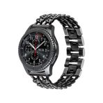 Ekılıf Huawei Watch GT3 KRD-17 46 mm Siyah Uyumlu Metal Kordon