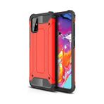 Ekılıf - Samsung Galaxy M31s Uyumlu - Kılıf Çift Katman Zırh Tank Crash Military Kapak - Kırmızı