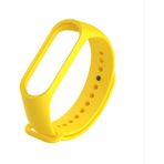 ekılıf - Xiaomi Mi Band 2 - Kordon Silikon Kordon - Sarı - T5644