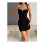 Ekim Store Drapeli Korse Detay Mini Elbise