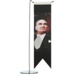 Ekin Bayrakçılık Atatürk Tekli Masa Bayrak Takımı