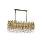 Ekin Klasik Avize E27 96w 100x35cm Metal Eskitme Avonni-av-1767-e100x35 Kaplama