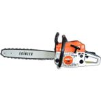 Ekinler EEA074 Ekstra Güçlü 52CC Benzinli Ağaç Odun Dal Kesme Motoru Benzinli Testere Hızar Motoru (Turuncu)