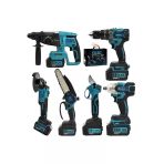 Ekinler El Aletleri Akülü Süper 6Li Set Makina 88Vf 5Ah 125Mm Avuç Taşlama, Sds Plus Kırıcı Delic, Somun Sıkmaeea397 ...