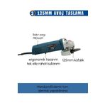 ekinler el aletleri Elektrikli 3 lü Set 13mm Darbeli Vidalama + Kırıcı Delici Matkap + 125 mm Avuç Taşlama EEA340