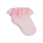 Ekinoks Kız Çocuk Soket Çorap 3-9 Yaş Pembe