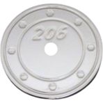 Ekinoks Peugeot 206 & Plus Krom Depo Kapağı 1998-2012 Arası P.çelik