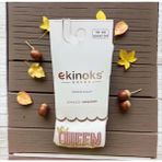 Ekinoks Queen Baskılı Koton Dikişsiz Kız Çocuk Külotlu Çorap - RYZEÇ001 - Ekru - 5 - 6 Yaş Ekru