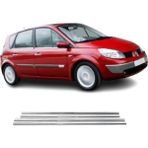 Ekinoks Renault Scenic Krom Cam Çıtası (4parça) 2005-2009 Arası P.çelik