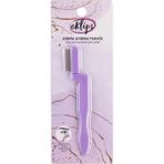 Eklips Kirpik Ayırma Tarağı Tüm Cilt Tipleri İçin Ergonomik Tasarımda Mor Renkli Makyaj Aracı